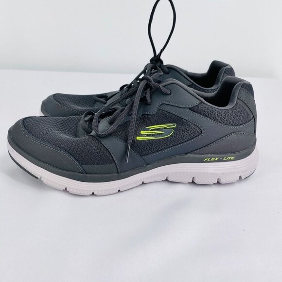 Skechers Mens Flex Advantage 4.0 SIze 11 Grey, Green, Casual - Picture 1 of 11